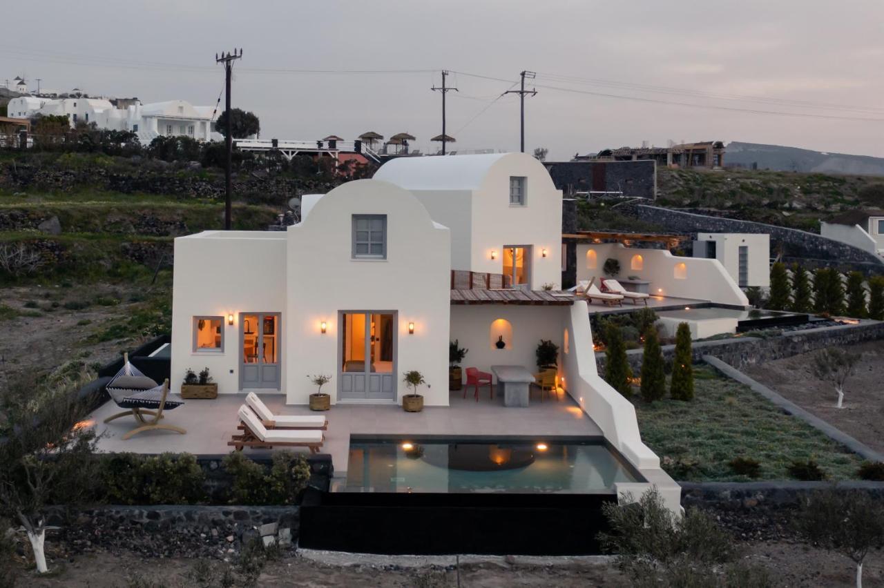 Saint John Oia-Exclusive Private Heated Pool Villas Luaran gambar
