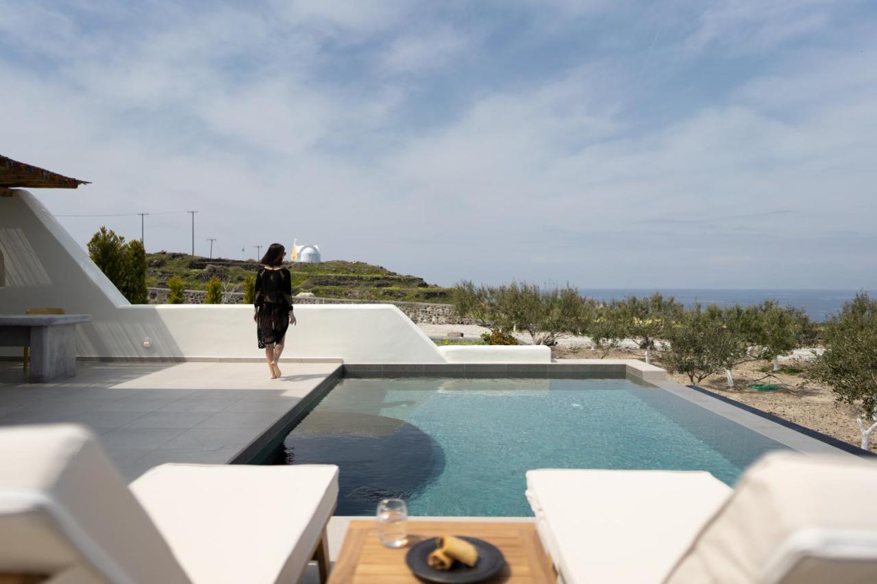 Saint John Oia-Exclusive Private Heated Pool Villas Luaran gambar