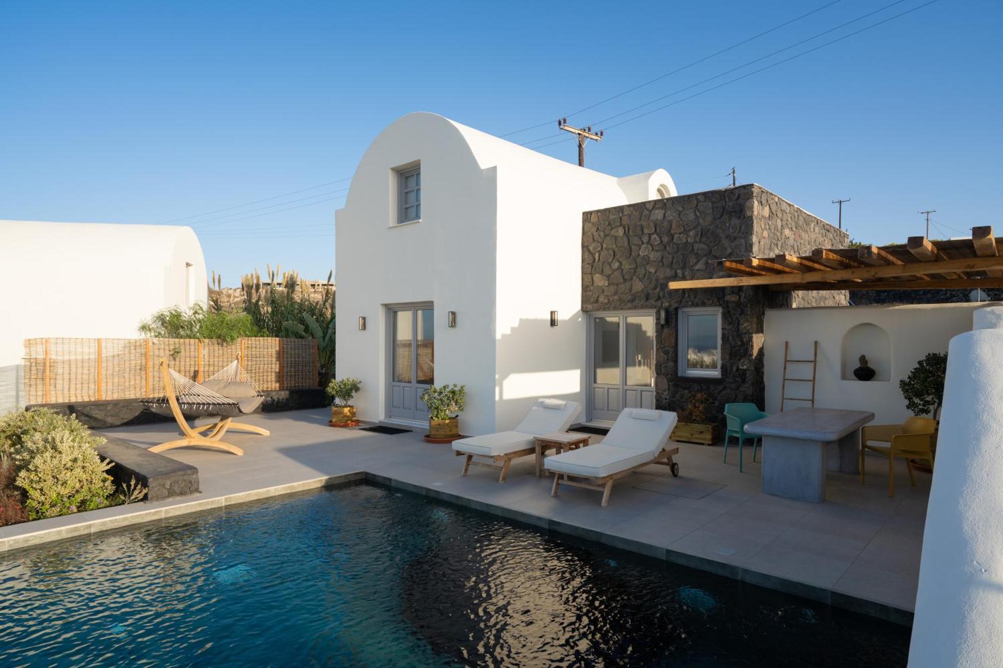Saint John Oia-Exclusive Private Heated Pool Villas Luaran gambar